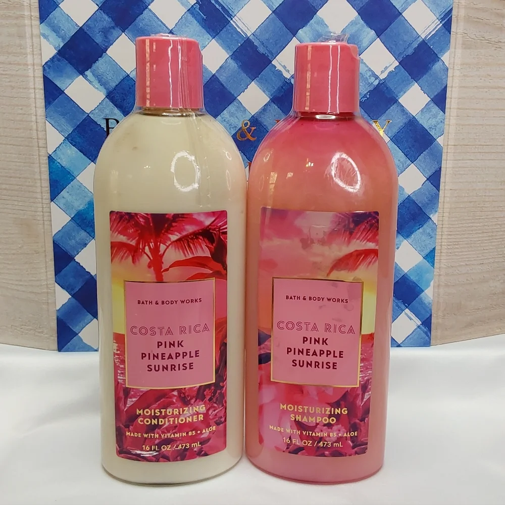 Bath & Body Works Pink Pineapple Sunrise Shampoo and Conditioner Set - Picture 3 of 16